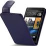 HTC ONE Flip Case Cover in Black / Pink / Purple / Red Image 4