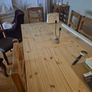 Wooden table & chairs Image 4