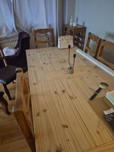 Wooden table & chairs