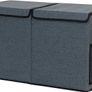 Large Toy Chest Storage Organizer Box with Lid, Collapsible Fabric Box Container Bin for Home, Nursery, Playroom Boys Girls Toys Organizing, Grey Image 4