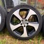VW Austin 18 inch Golf Mk7 GTI Alloys + 3 Tyre Sets Image 7