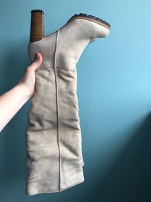 Ugg-style high heel boots, size 5 worn twice