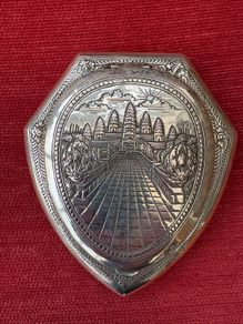 Vintage Silver Powder Compact