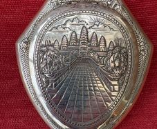 Vintage Silver Powder Compact