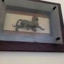 Vintage decorative casting in shadow box Image 2