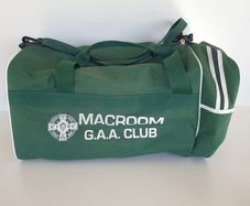 Macroom GAA sports bag green shoulder strap