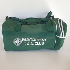 Macroom GAA sports bag green shoulder strap