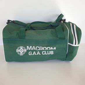 Macroom GAA sports bag green shoulder strap