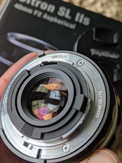 Voigtlander Ultron 40mm f/2 SL IIS Aspherical Lens for Nikon F (Silver Rim)