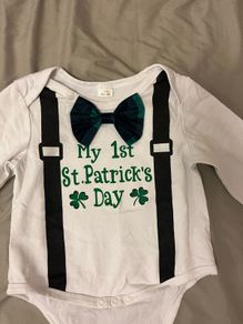Baby 3-6mo St Patrick's Day outfit