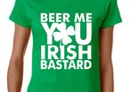 Women's T Shirt Beer Me You Irish St Patrick's Day T Shirt
