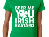 Women's T Shirt Beer Me You Irish St Patrick's Day T Shirt