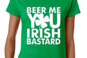 Women's T Shirt Beer Me You Irish St Patrick's Day T Shirt