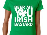 main image for ad Women's T Shirt Beer Me You Irish St Patrick's Day T Shirt