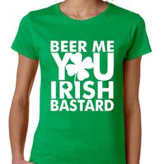 Women's T Shirt Beer Me You Irish St Patrick's Day T Shirt