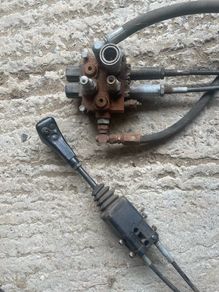 Joystick, Valve block & cables