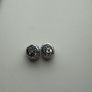 Moissanite Diamond and Sapphire Earrings Image 4