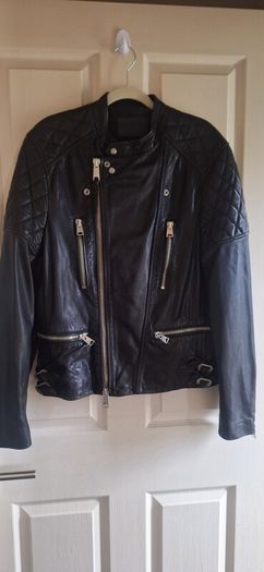All Saints Unisex Genuine Leather Biker Jacket