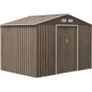 new 9 x 6ft Garden Metal Storage Shed. Outdoor Storage Tool House with Vents, Image 3