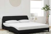 Bed Frame "Dover" Black 180x200 cm Super King Velvet