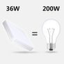 LED Ceiling Light, 36W Daylight White 6500K, 3240LM Bright Indoor Ceiling Lights for Bedroom, Kitchen, Hallway, Outside Porch Image 3