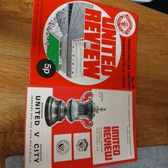football programme Manchester Utd