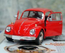 Classic VW Beetle 1967 - pull back model