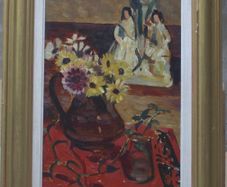Anna Saxton (1943-1978) Original Oil Painting