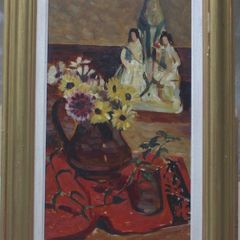 Anna Saxton (1943-1978) Original Oil Painting