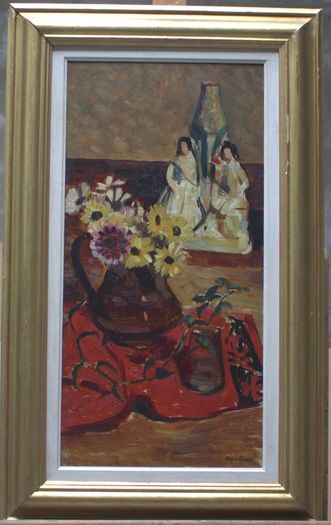 Anna Saxton (1943-1978) Original Oil Painting