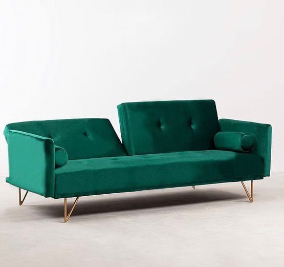 Emerald Green Velvet Sofa Bed