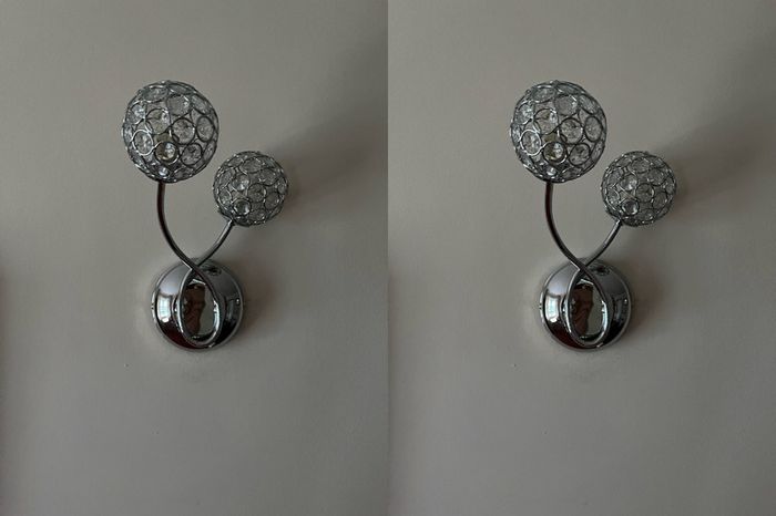 2 Brand New Chrome Wall Lights