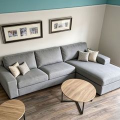 Grey Fabric Sofa