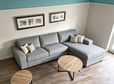 Grey Fabric Sofa