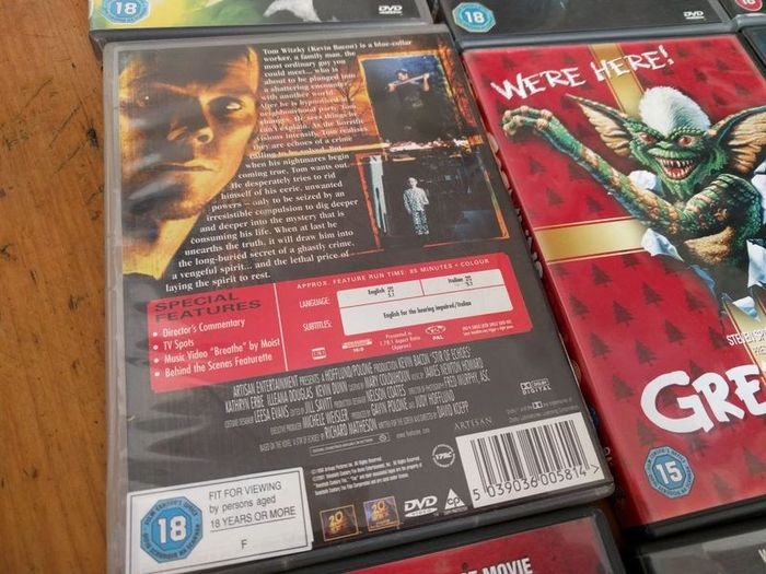 Horror DVD lot pack bundle Gremlins Alien Lost Boys Hostel
