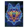 Luminous Diamond Painting Kit. Wolf Image 2