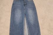 Denim maxi skirt Size M new without tags,very flattering on