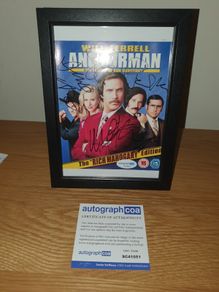 Anchorman Cast Signed Will Ferrell Signed