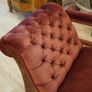 Velvet Chaise Longue Daybed Image 3