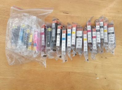 Lot of Compatible Canon PGI-5 and CLI-8 Ink Cartridges