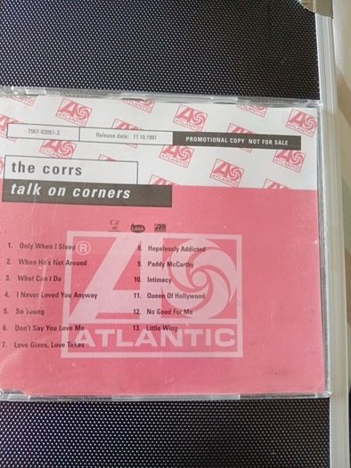 Talk on Corners promo CD album The Corrs