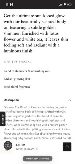 New RITUALS The Ritual of Yozakura and The Ritual of Karma Shimmering Body Oils