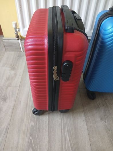 Suitcase 1  Blue & 1 Burgandy Colour