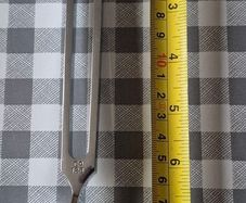 Vintage Ragg Sheffield Steel Tuning Fork, Gardiner Brown C0 128Hz