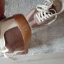 Brown suede trainers Image 5