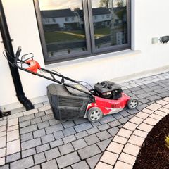 petrol lawnmower