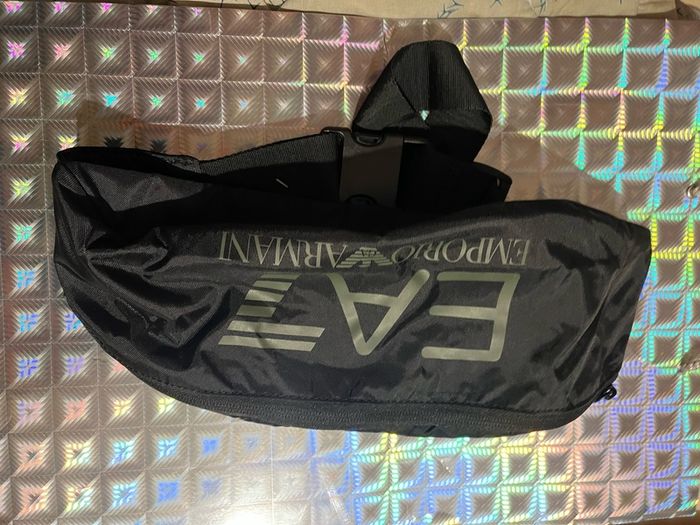 Armani crossbody shoulder hip travel bag
