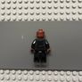 lego super heroes sh0585 Nick Fury - Gray Sweater and Black Trench Coat minifigure, Shirt Tail Image 2