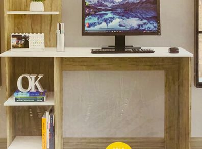 Desk With Shelves (New & Boxed)