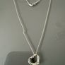 Tiffany and Co Open heart necklace with Diamante Authentic Image 7
